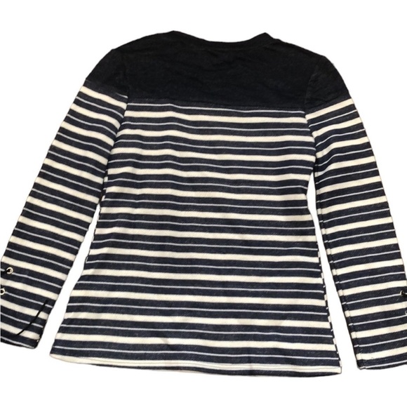 GIRLS LONG SLEEVE STRIPED TOP - Picture 2 of 4